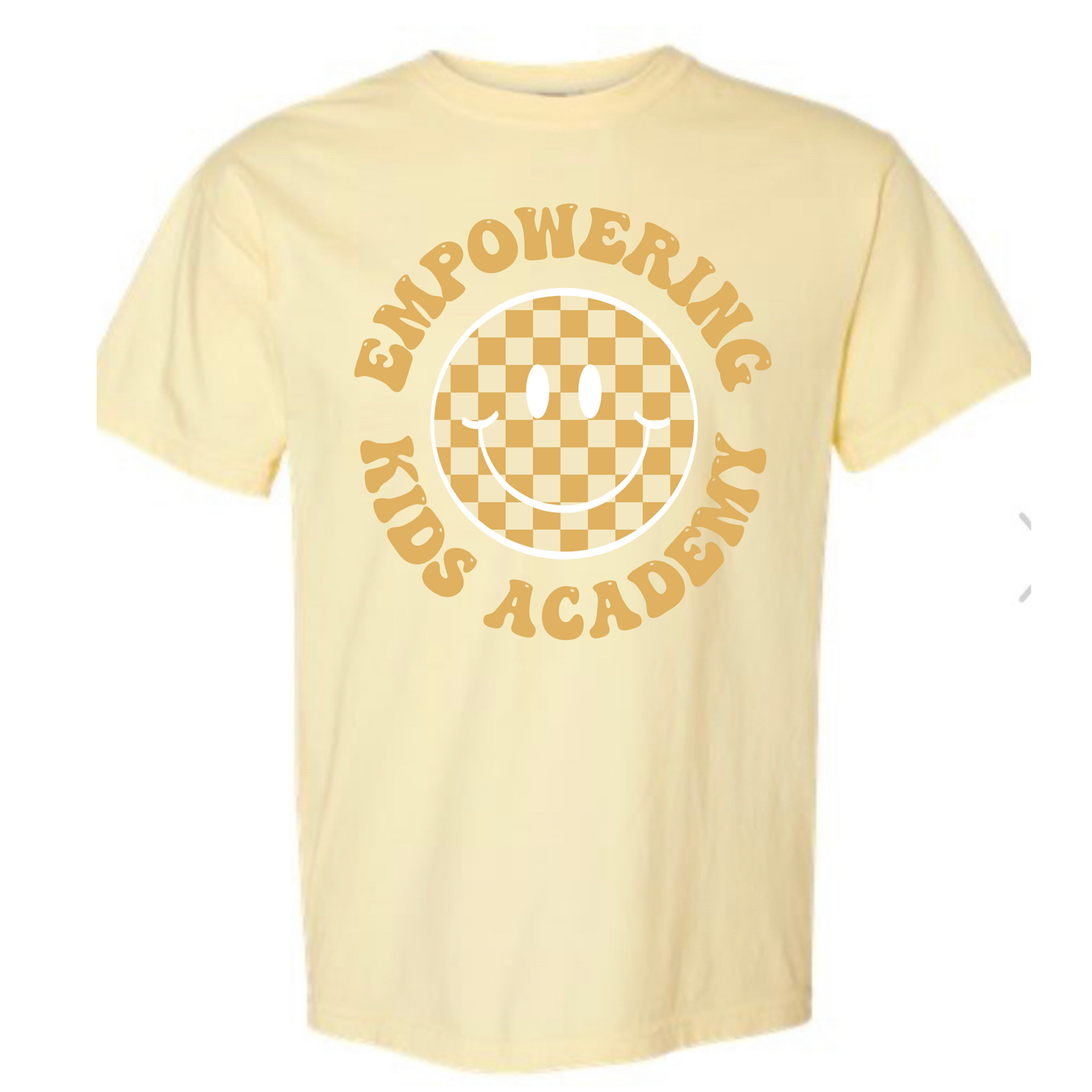 Smiley Face Comfort Color Butter Tee