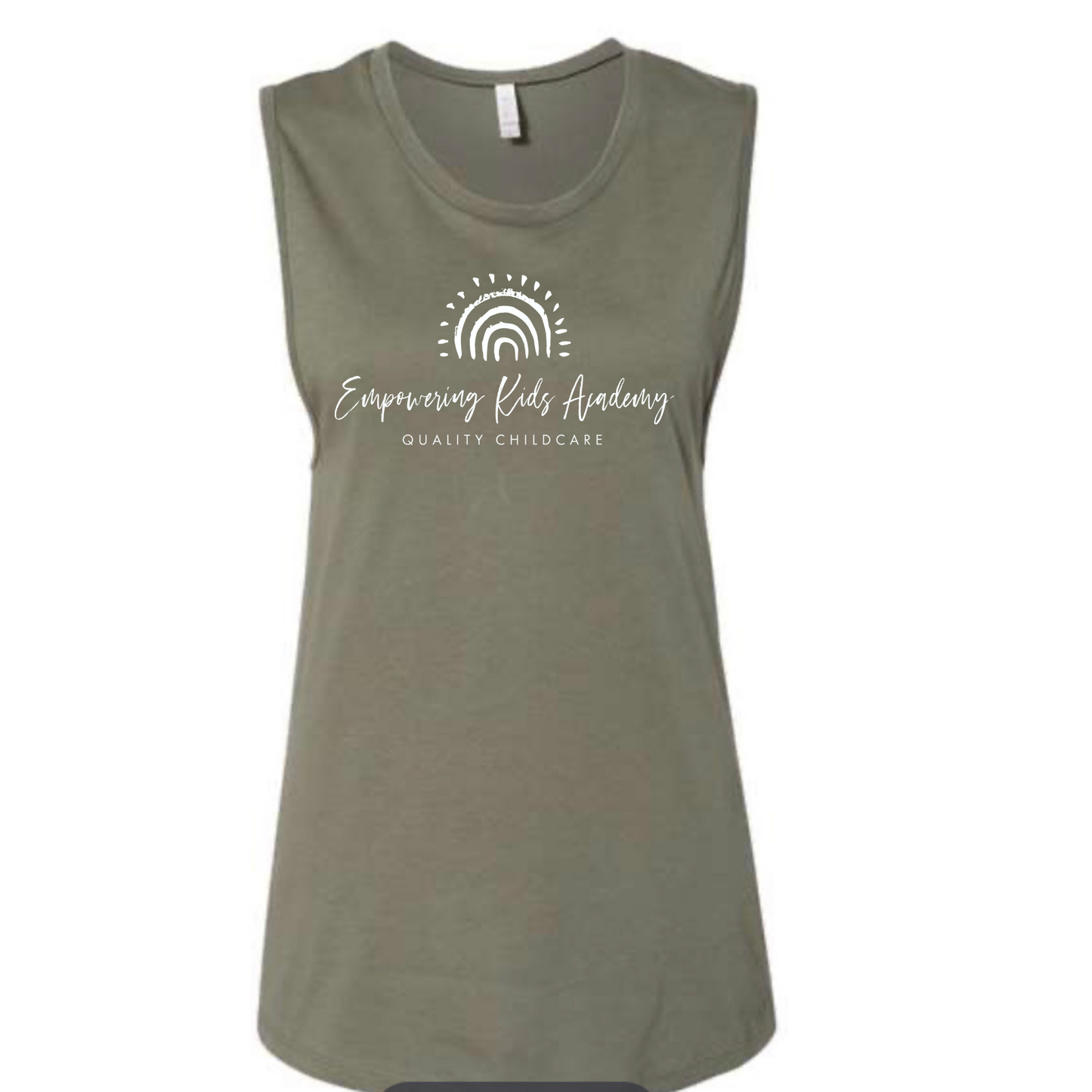 EKA logo Bella + Canvas Muscle Tank