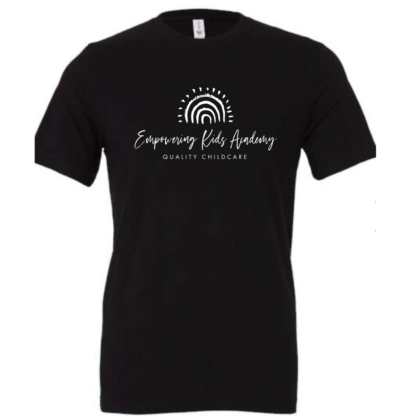 EKA logo Bella + Canvas Black Tee