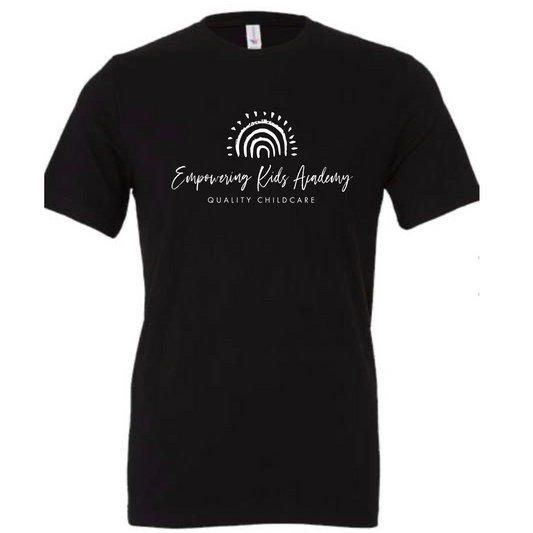 EKA logo Bella + Canvas Black Tee