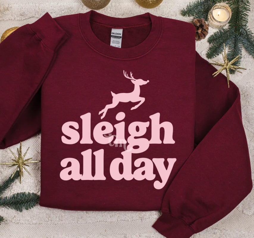 Sleigh All Day Crewneck