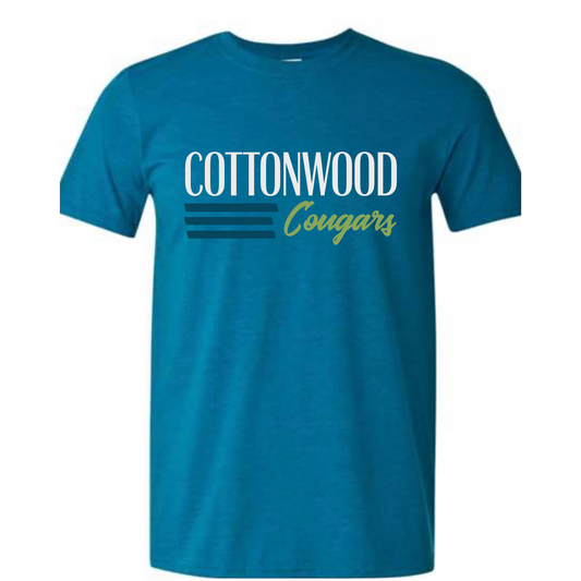 Cougars sapphire ADULT Tee