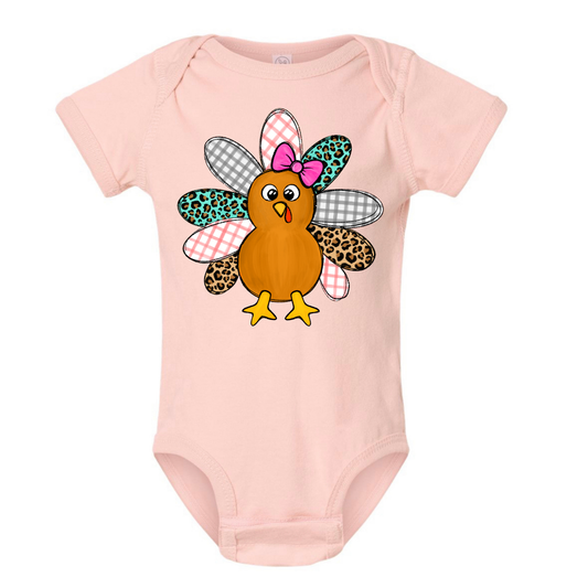 Bow Turkey Tee or Onesie