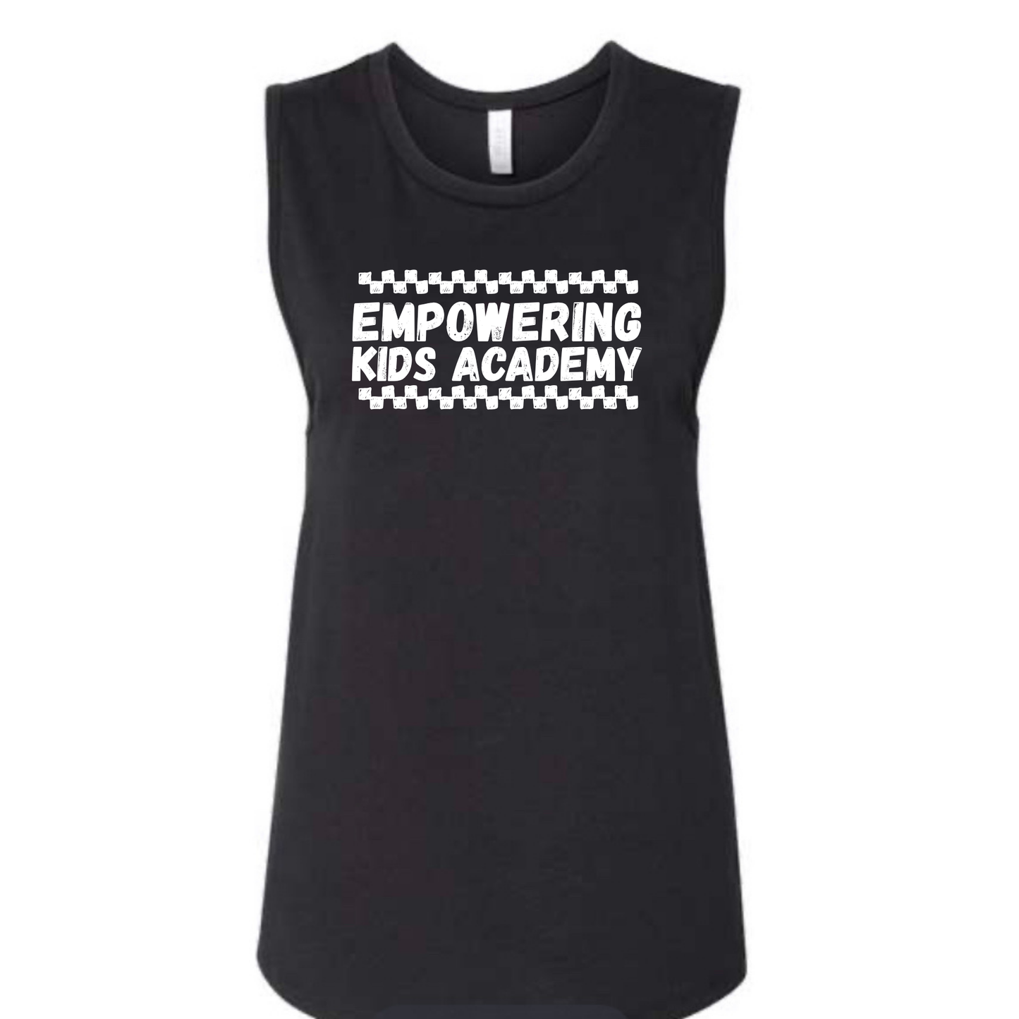 Checkered Bella + Canvas Muscle Tank