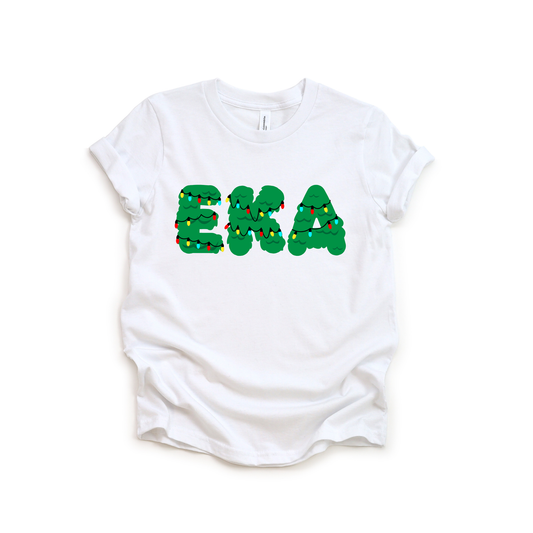 EKA Green Tree Letters Tee