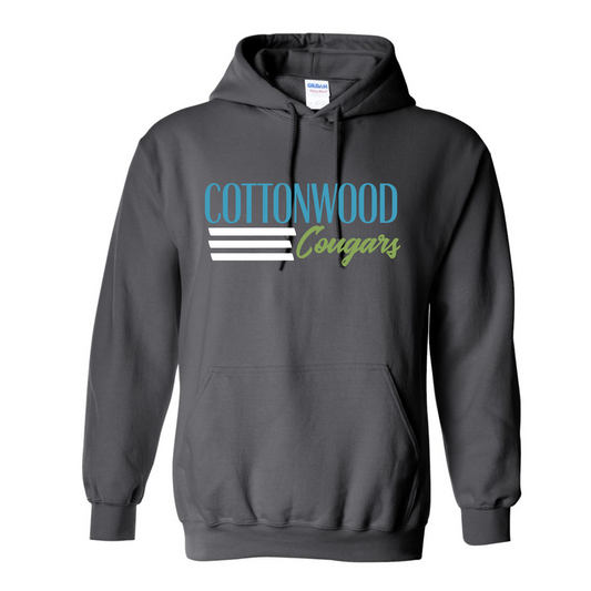 Cougars Dark Grey YOUTH hoodie