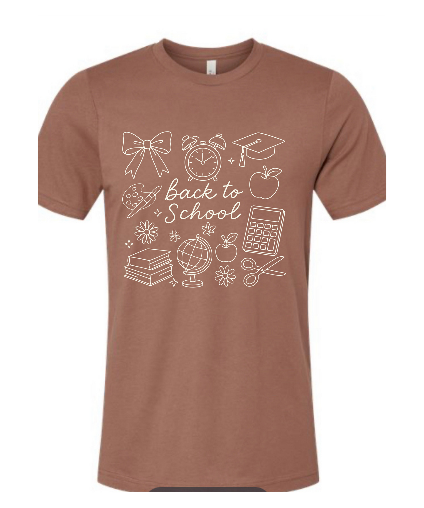 Back to school Vintage Brown Tee