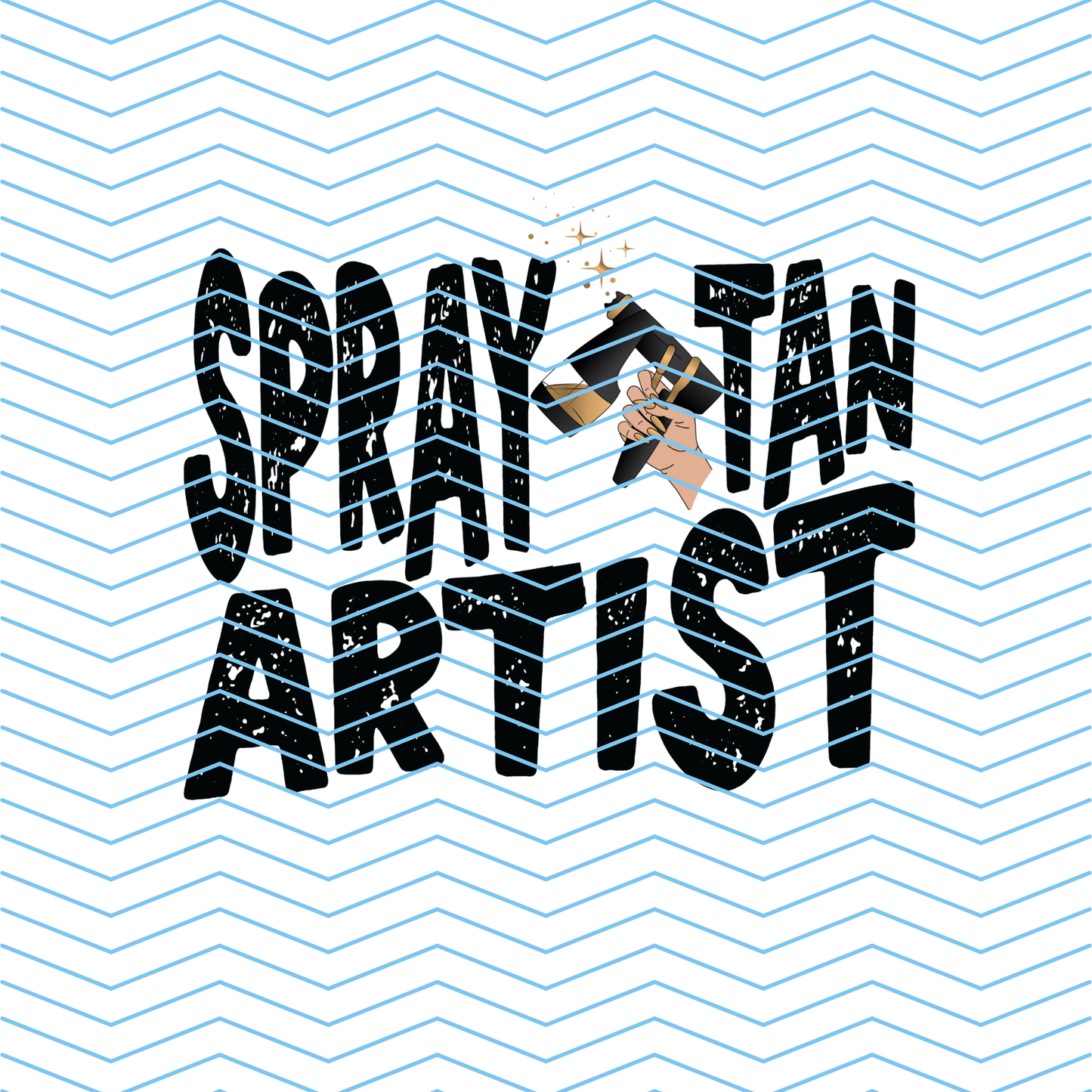 Spray Tan Artist DTF Print