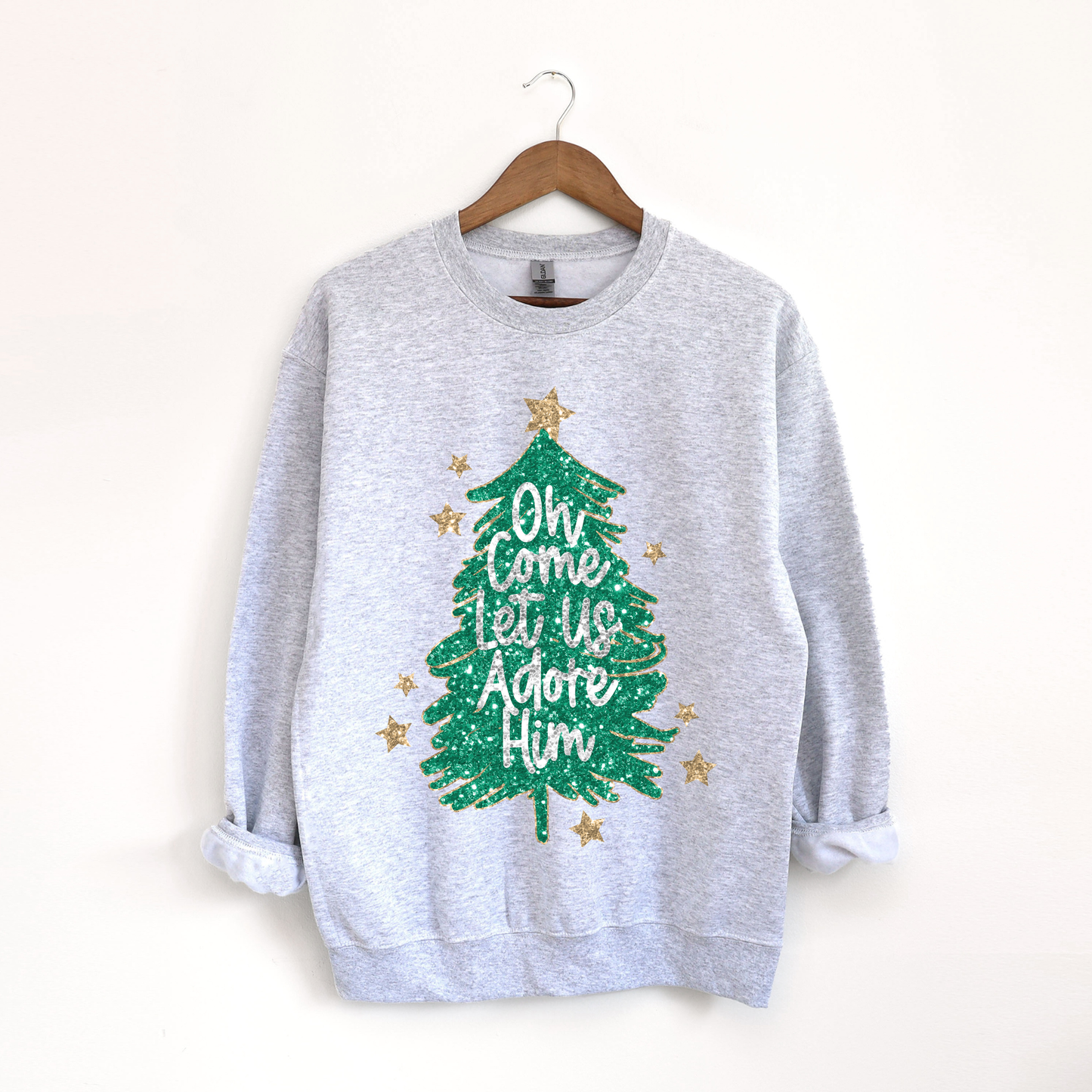 Let Us Adore Him Crewneck