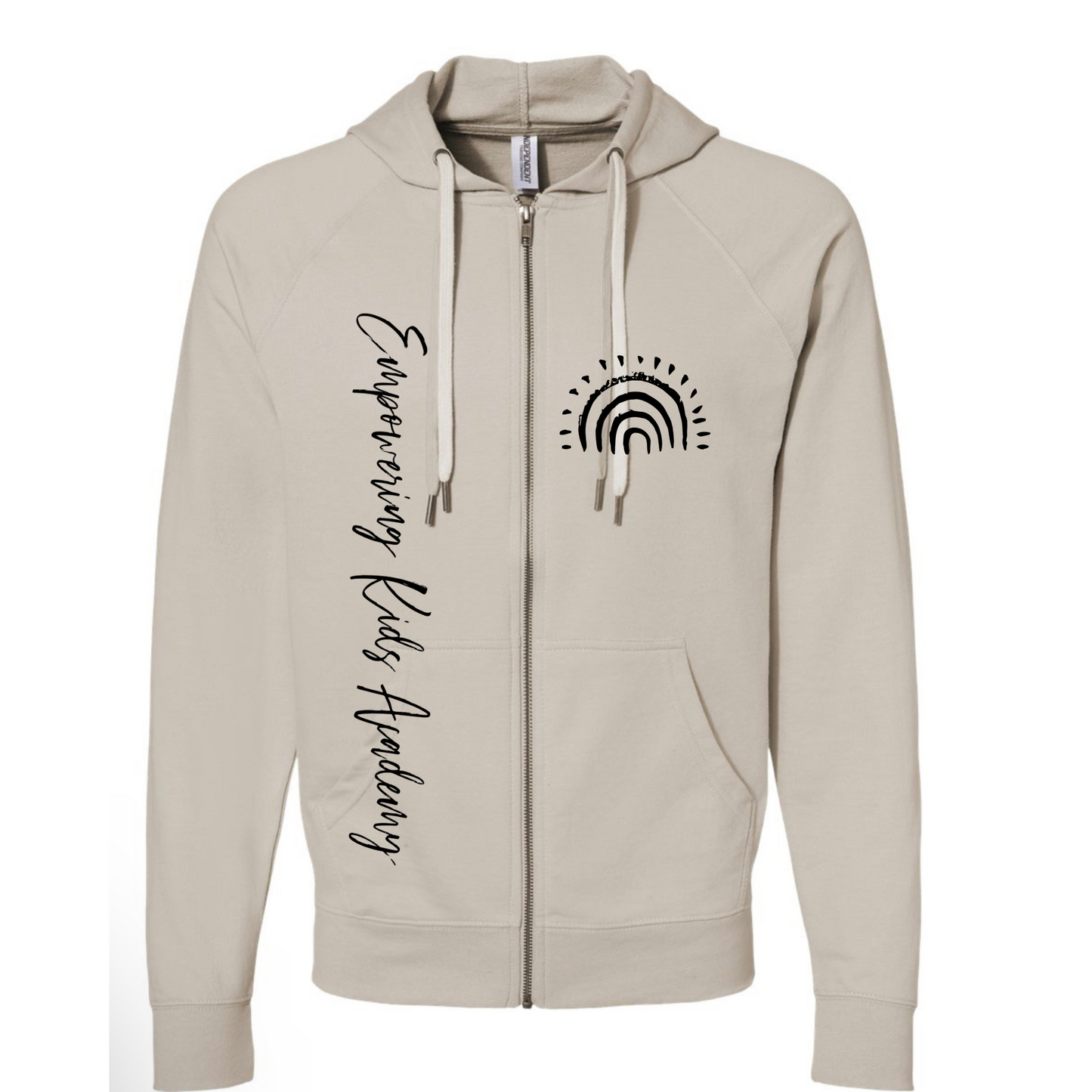 EKA logo Tan Zip Jacket