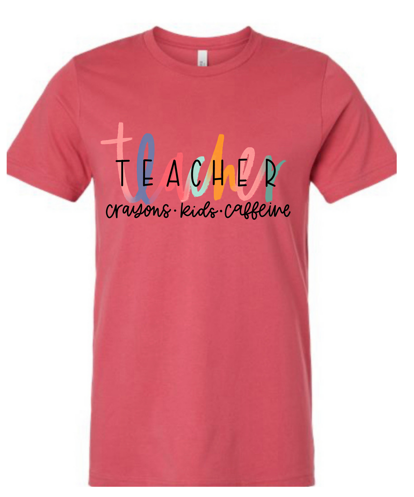 Teacher Vintage Red Tee