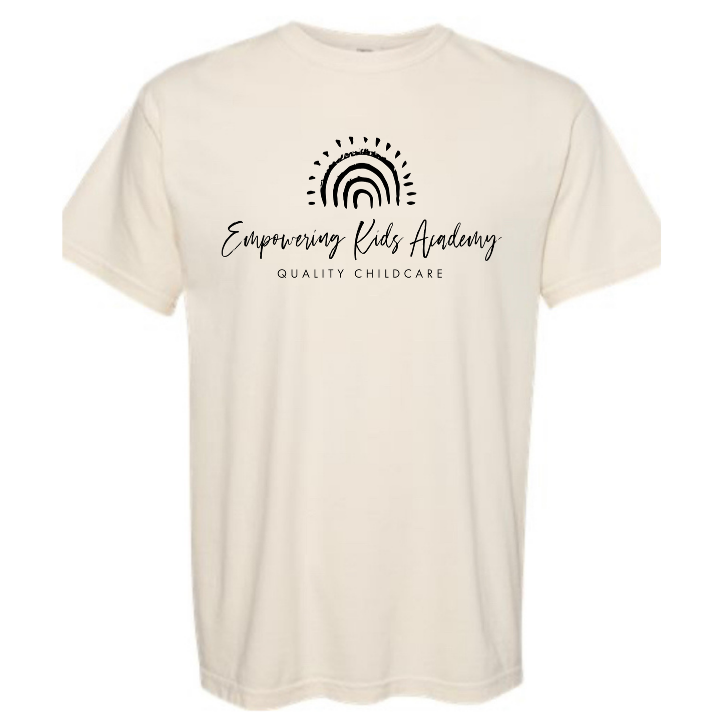 EKA logo Comfort Color Natural Tee