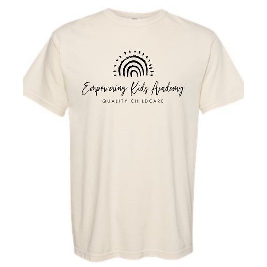 EKA logo Comfort Color Natural Tee