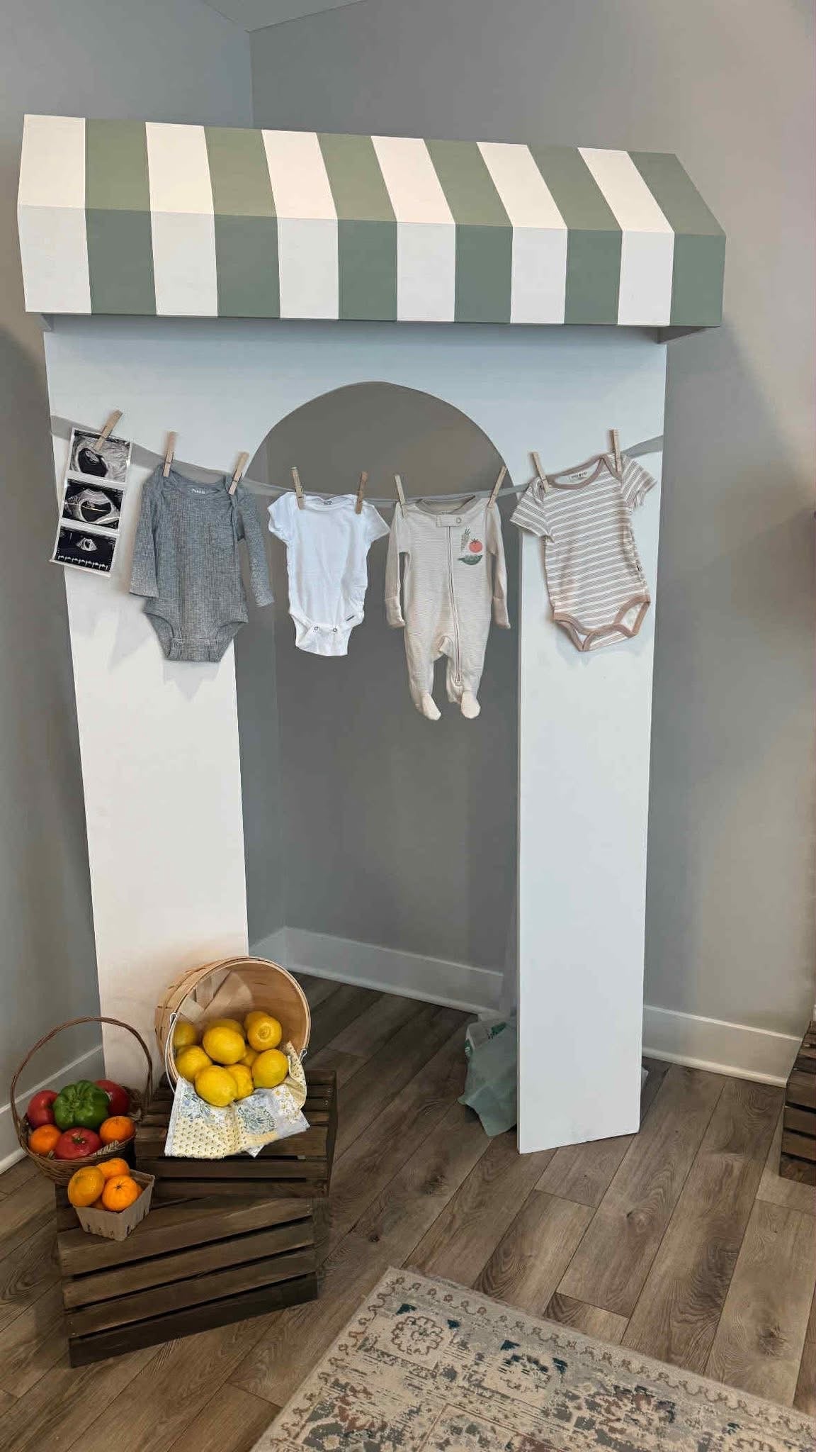 Arched Doorway with Canopy Backdrop