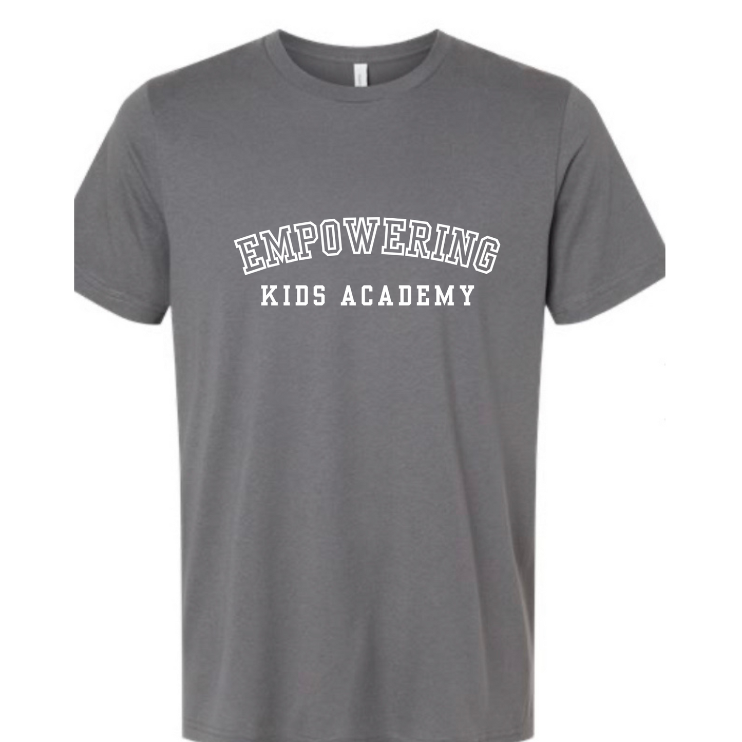 Arched Empowering Bella Canvas Grey Tee