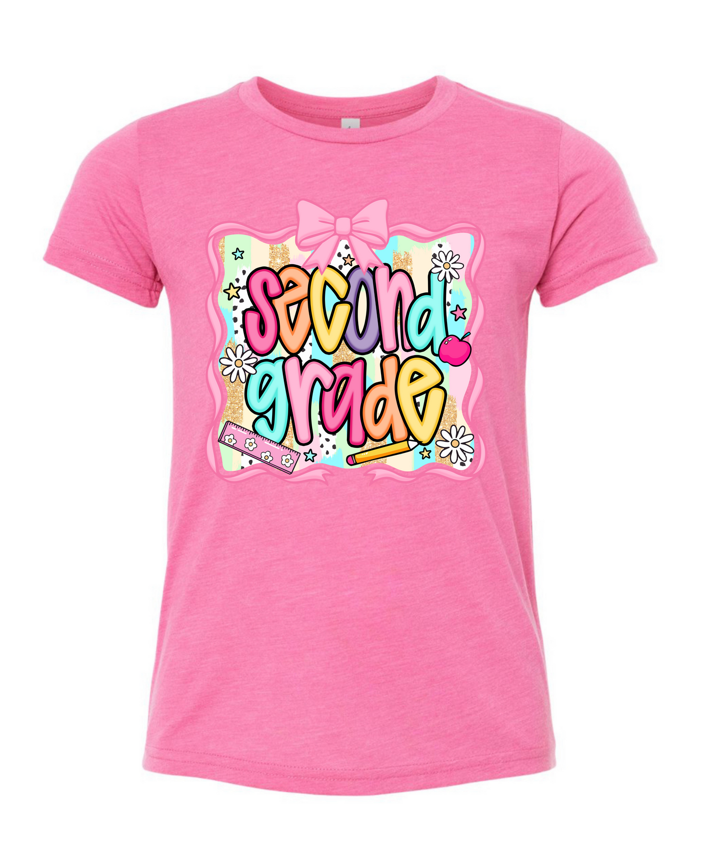 KG- 6th grade Pink Girly Tee