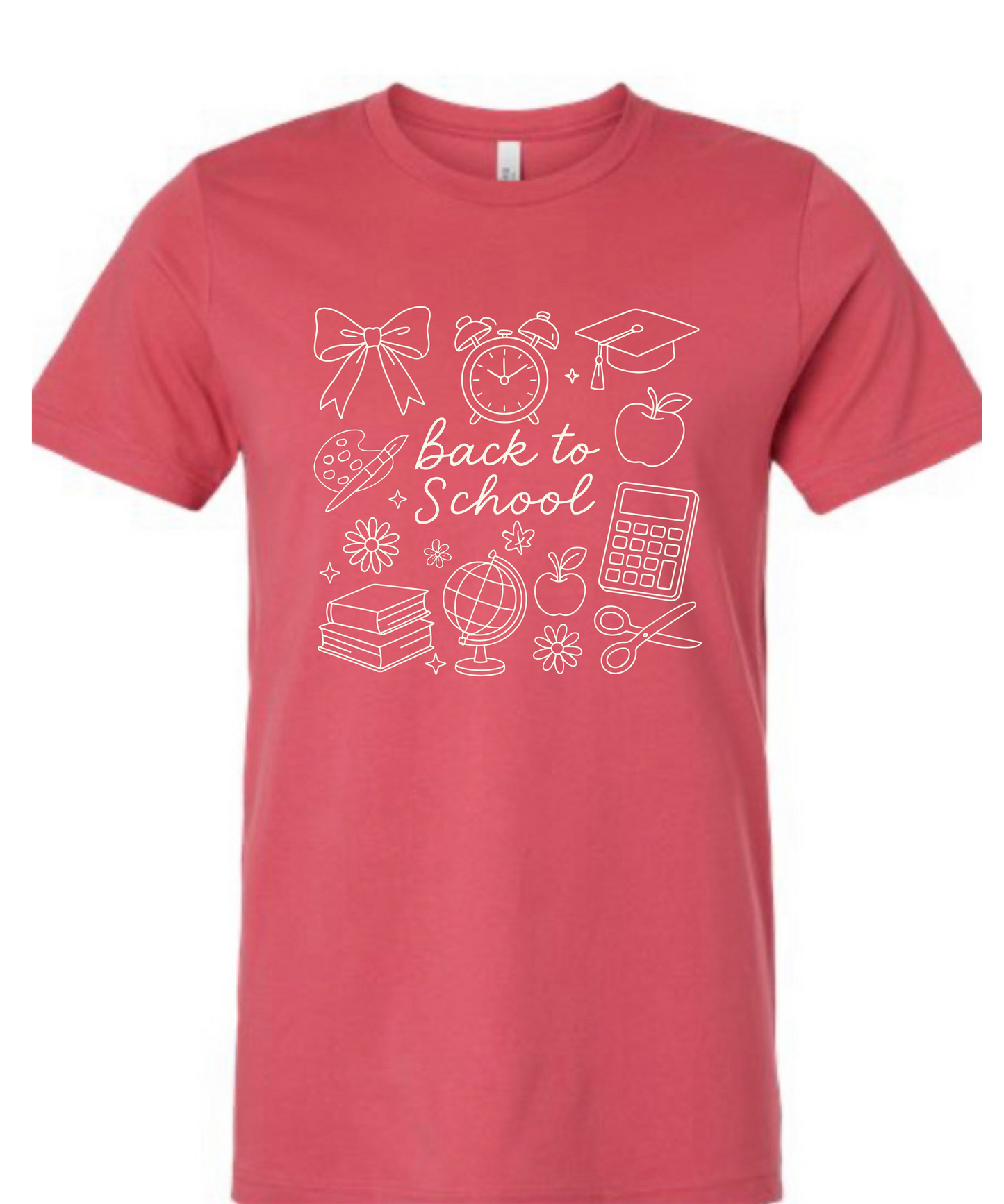 Back to school Vintage Red Tee