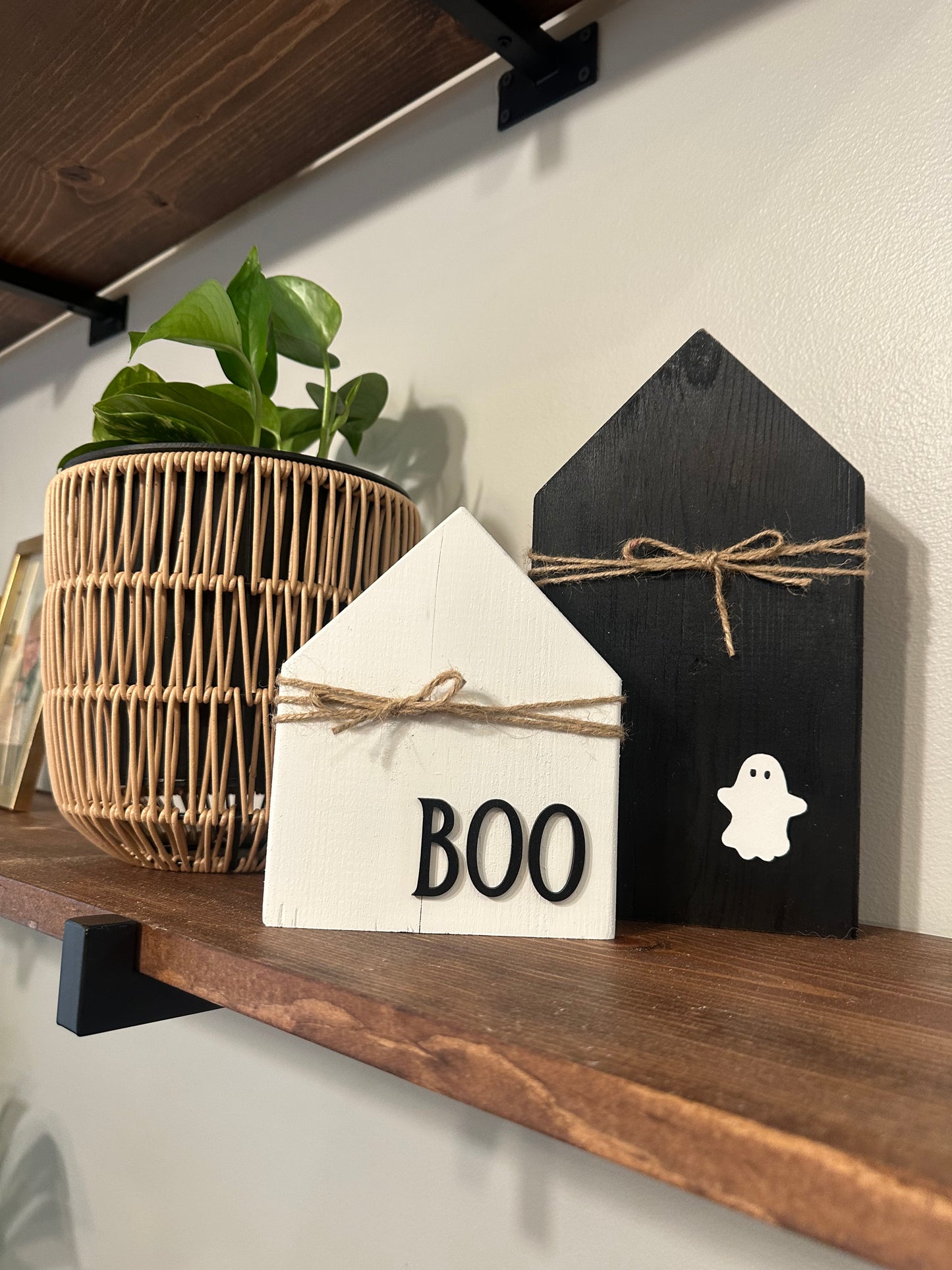 Halloween House Blocks- 2 pc set