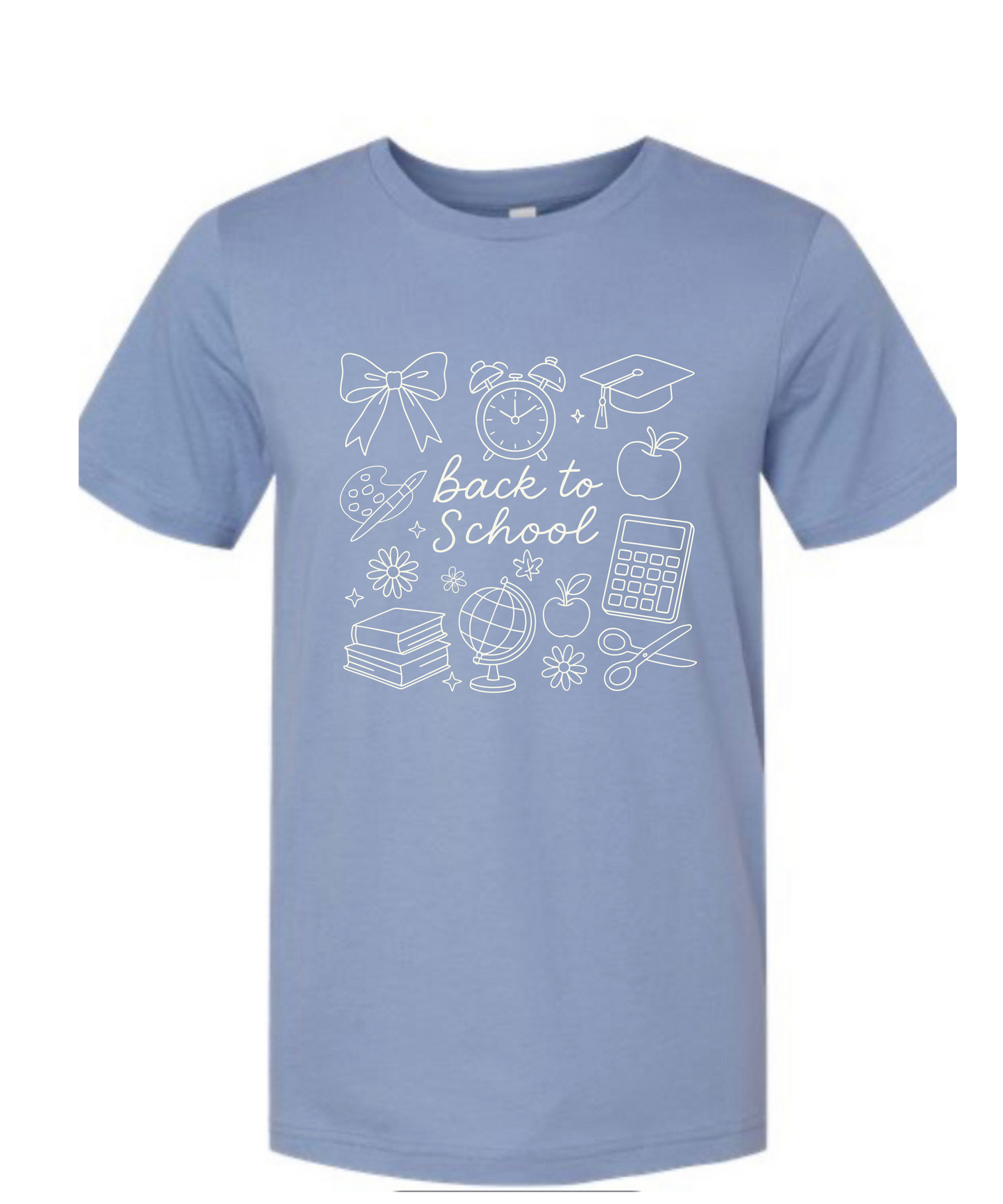 Back to school Lavender Blue Tee