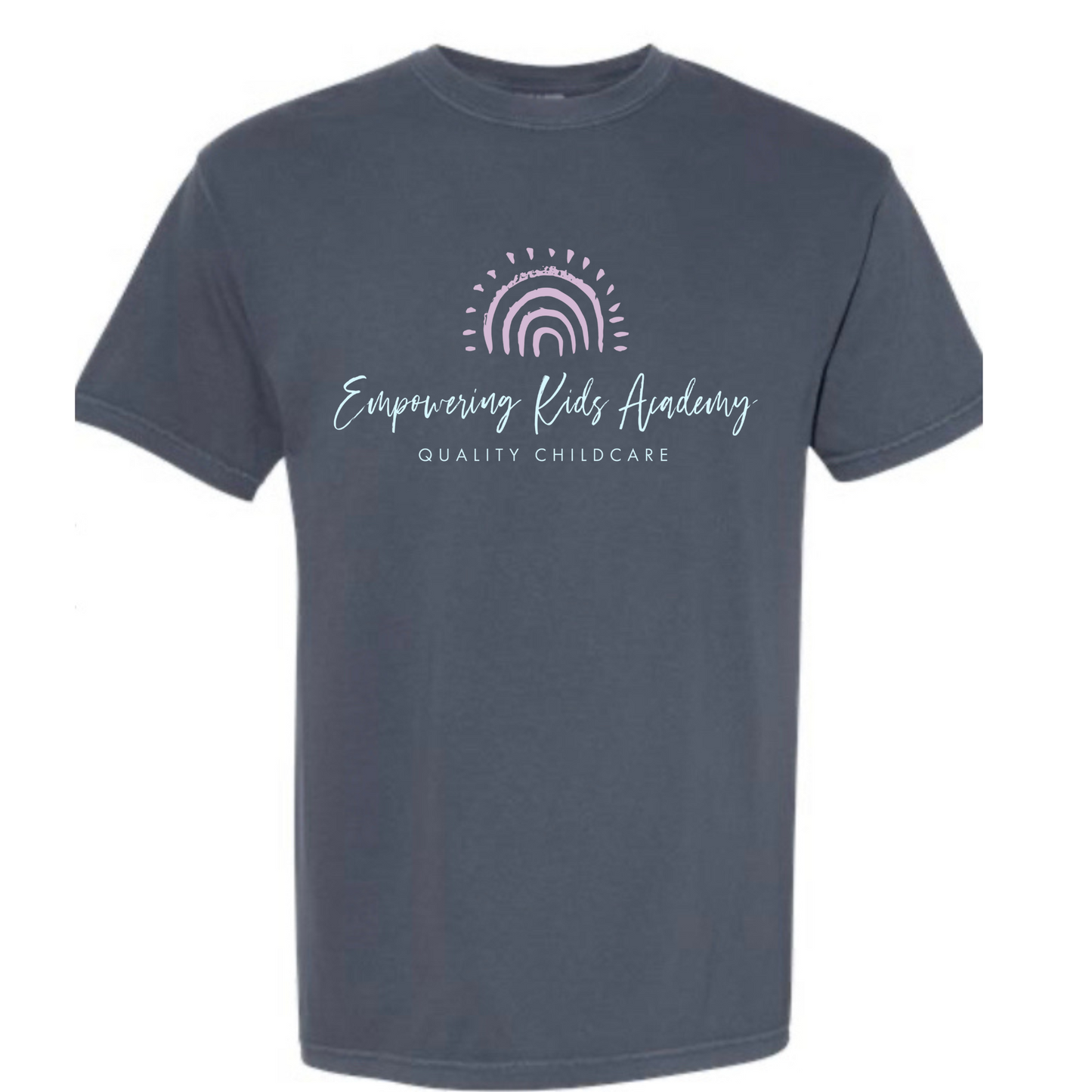 EKA logo Comfort Color Graphite Tee