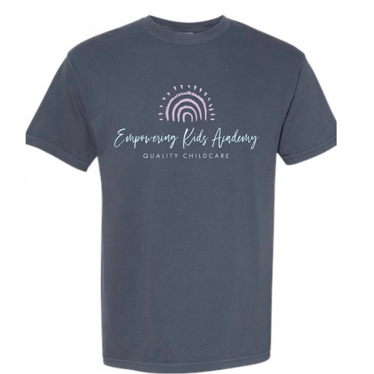 EKA logo Comfort Color Graphite Tee