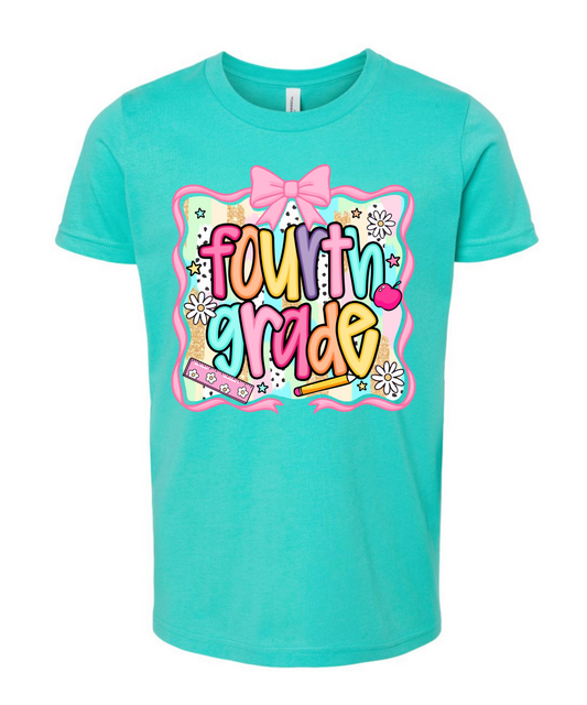 KG- 6th grade Pink Girly Tee