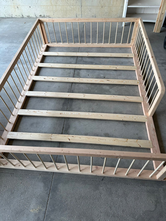 Montessori Floor Bed with slats