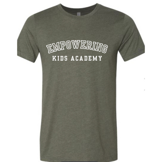 Arched Empowering Bella Canvas Green Tee