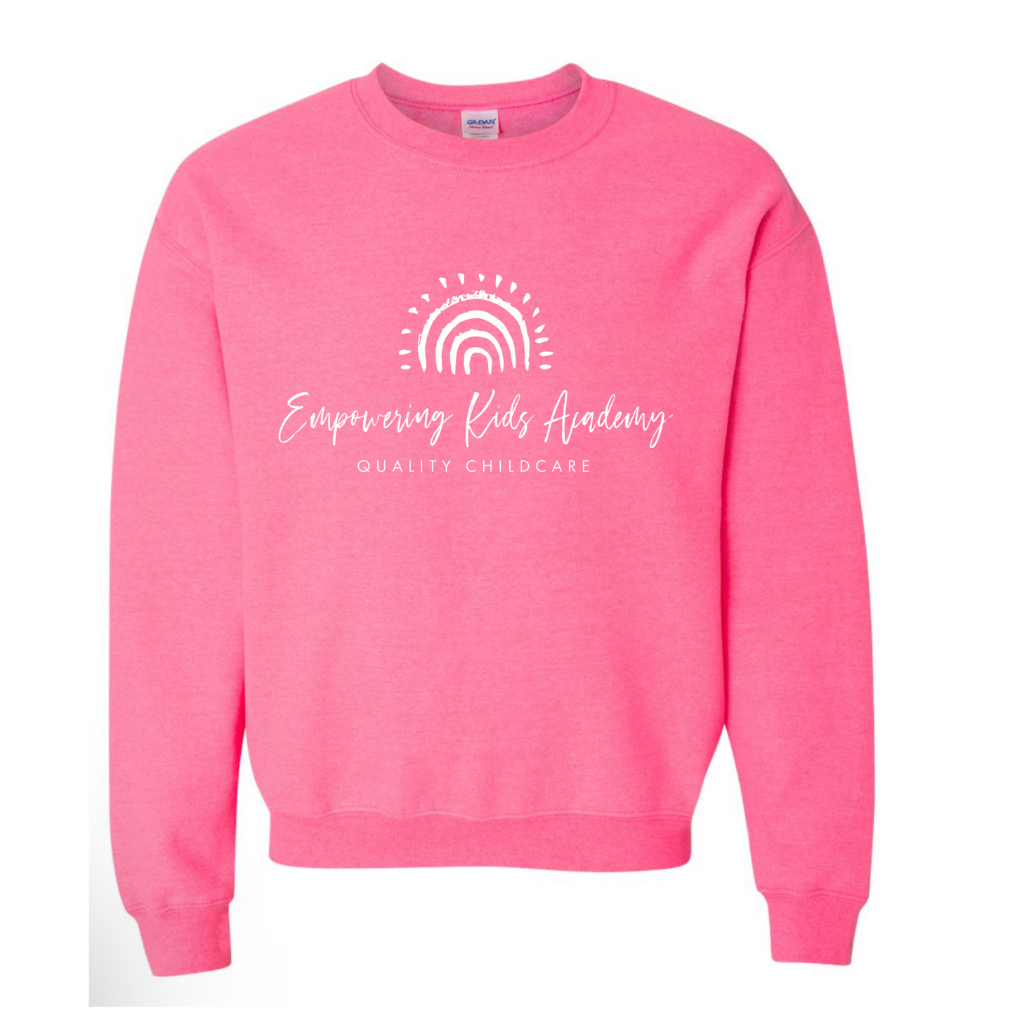 EKA logo Pink Crewneck Sweatshirt