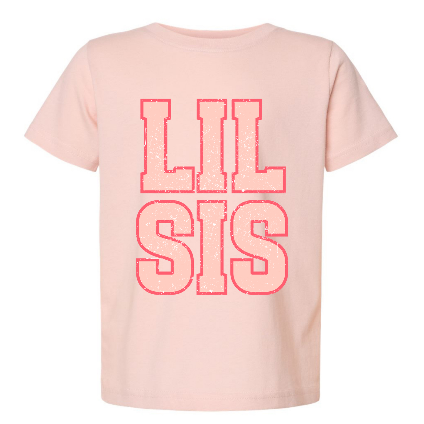 Lil Sis Block Letters Graphic Tee