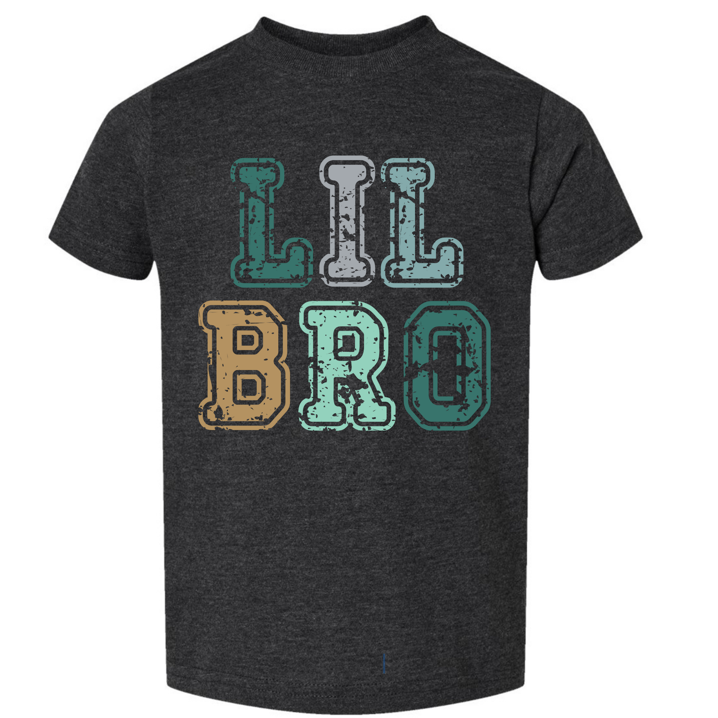 Lil Bro Block Letters Graphic Tee