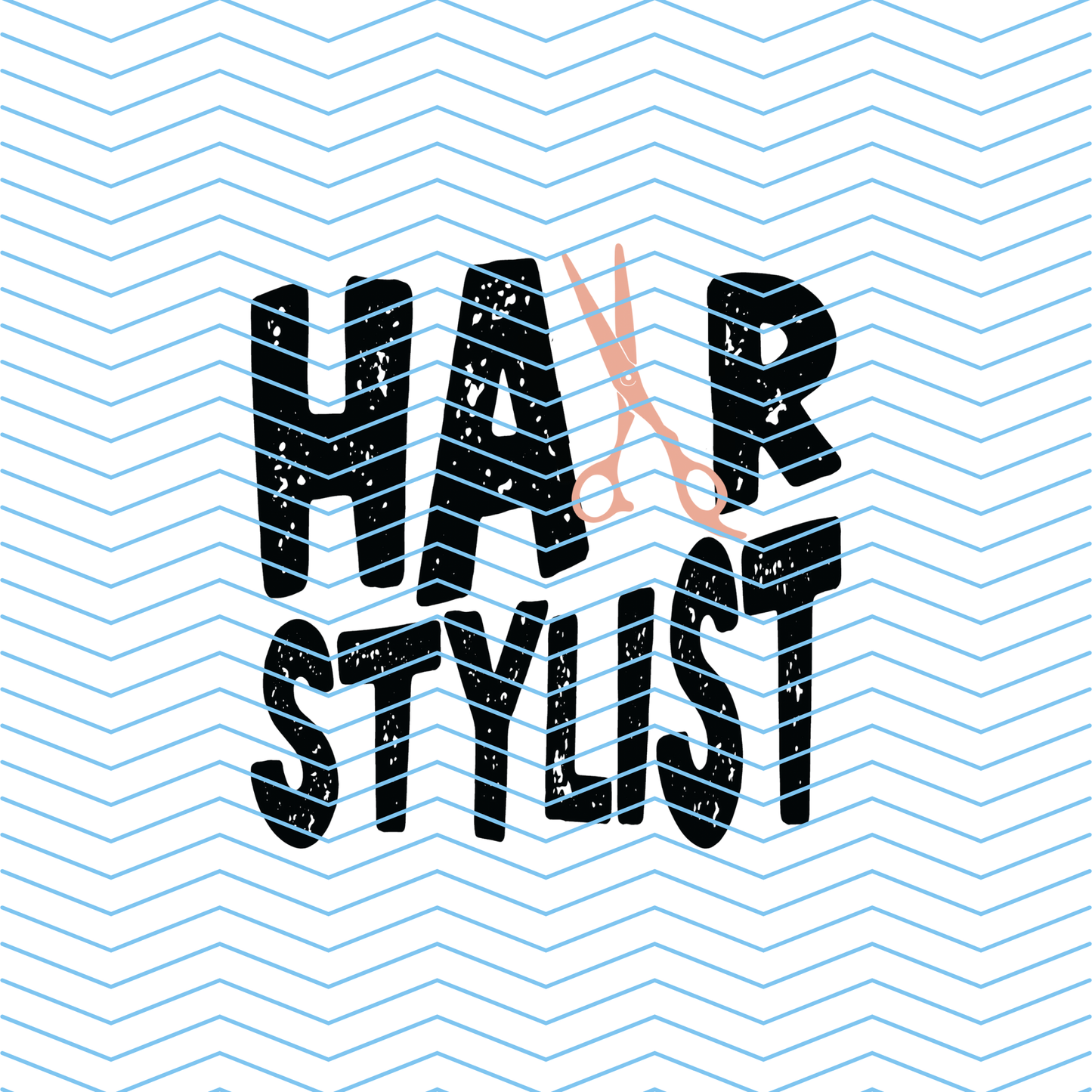 Hair Stylist DTF Print