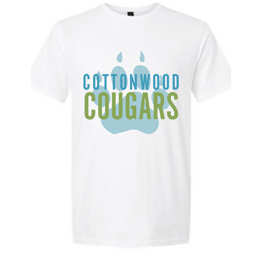 Pawprint White ADULT Tee