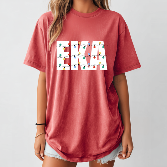 EKA Christmas Lights Tee
