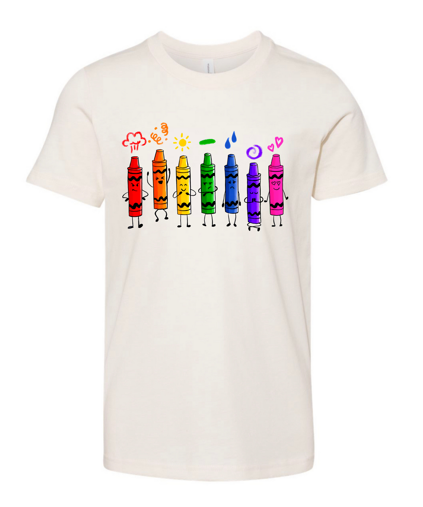 Crayons Natural Tee