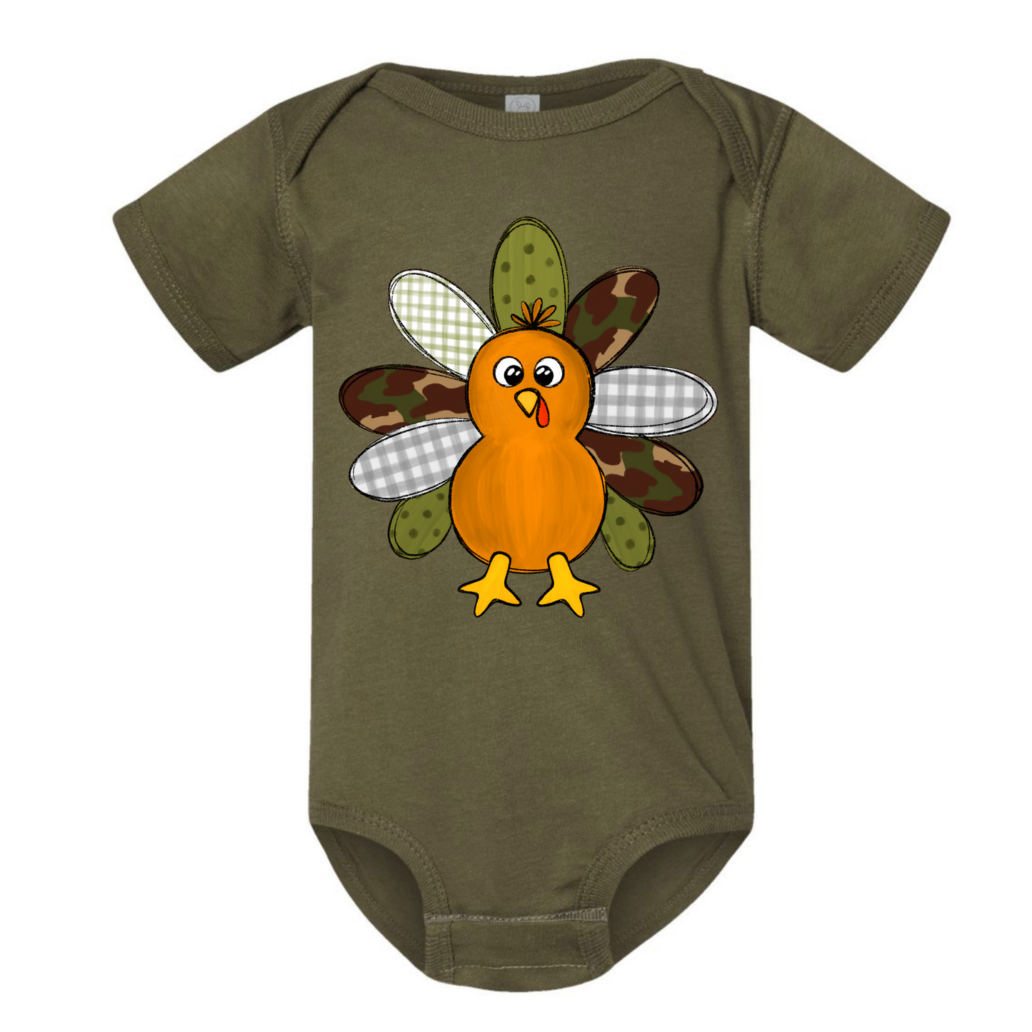 Camo Turkey Tee or Onesie