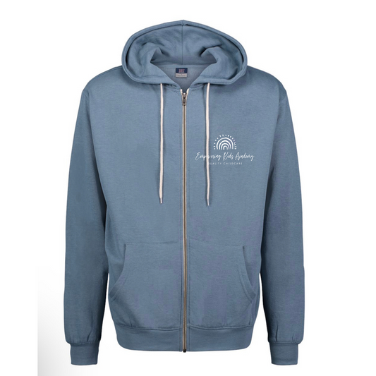 EKA logo Blue Zip Jacket