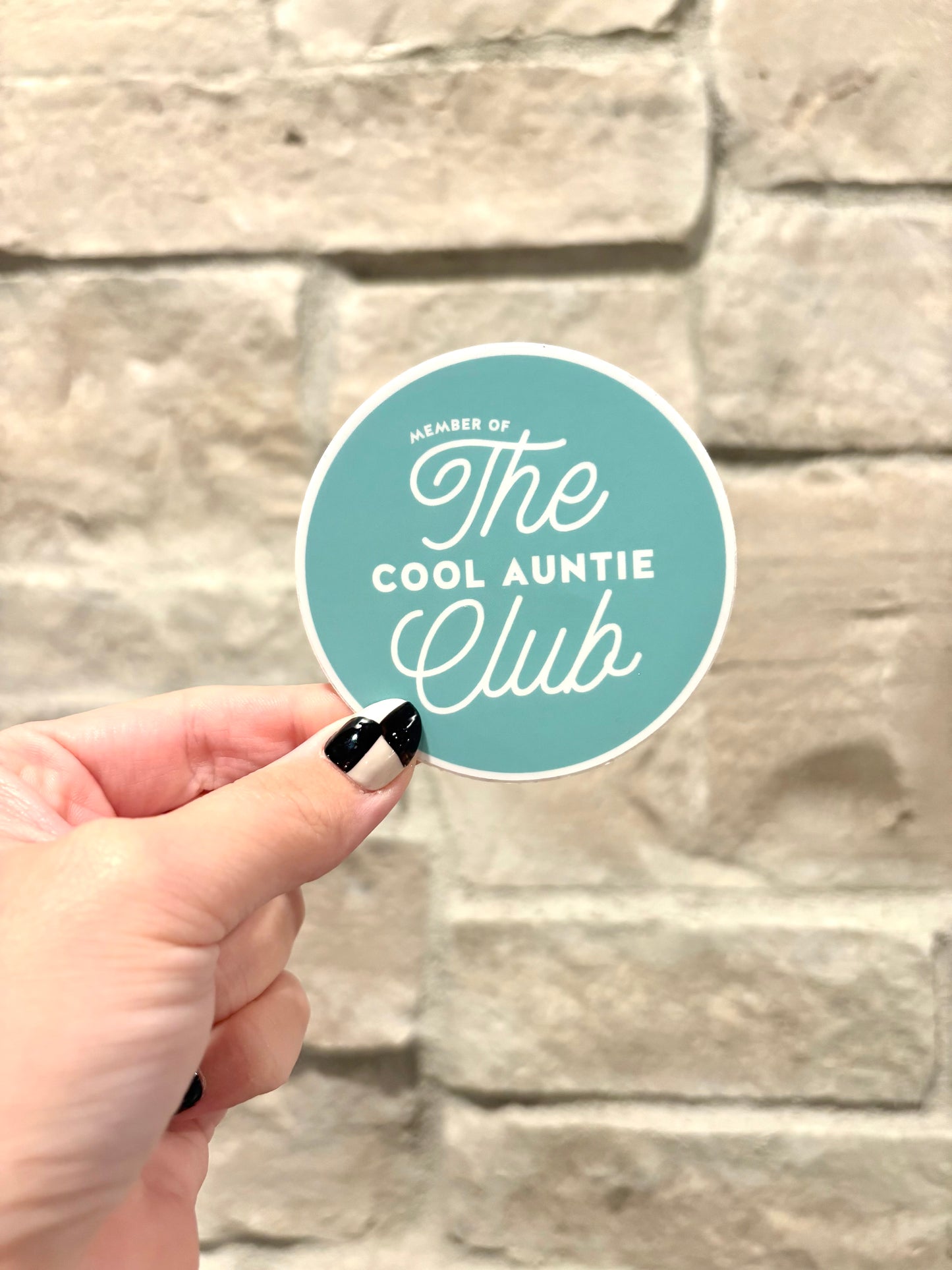 Cool Auntie Club Sticker