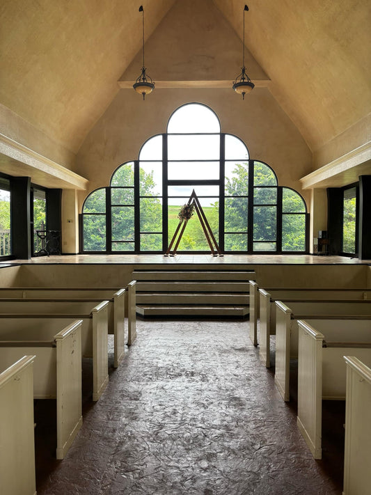 2 Triangle Stained Backdrop