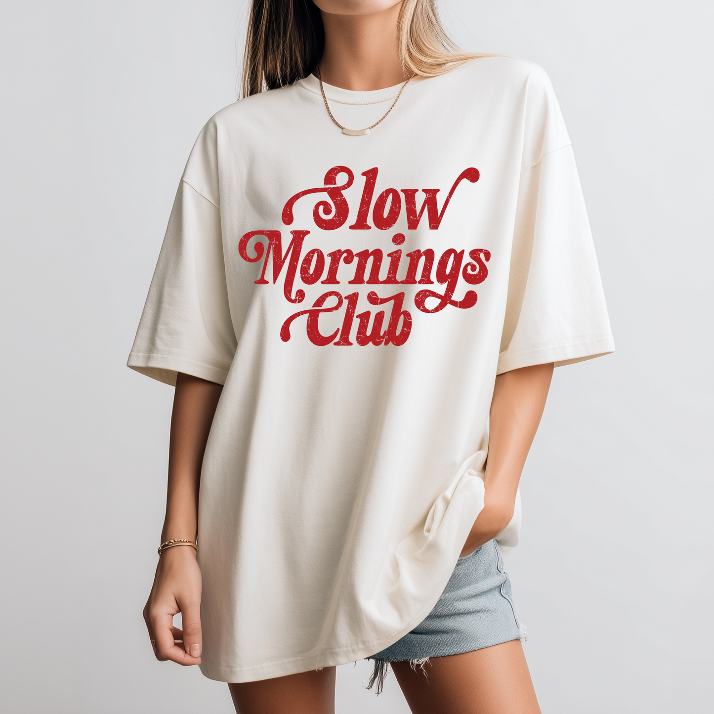 Slow Mornings Club Tee