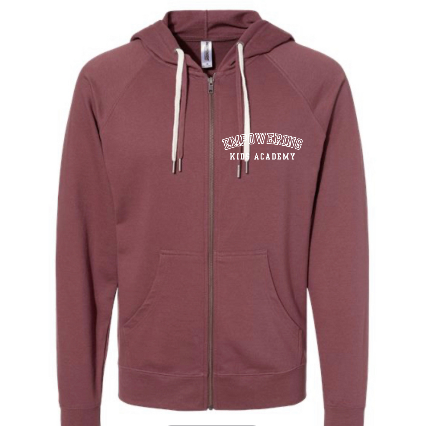INDEPENDENT TRADING MARRON FULL ZIP HOODIE
