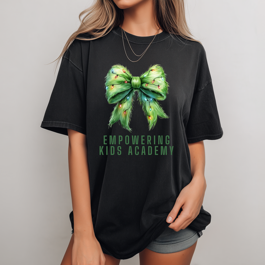 Grinch Bow Tee