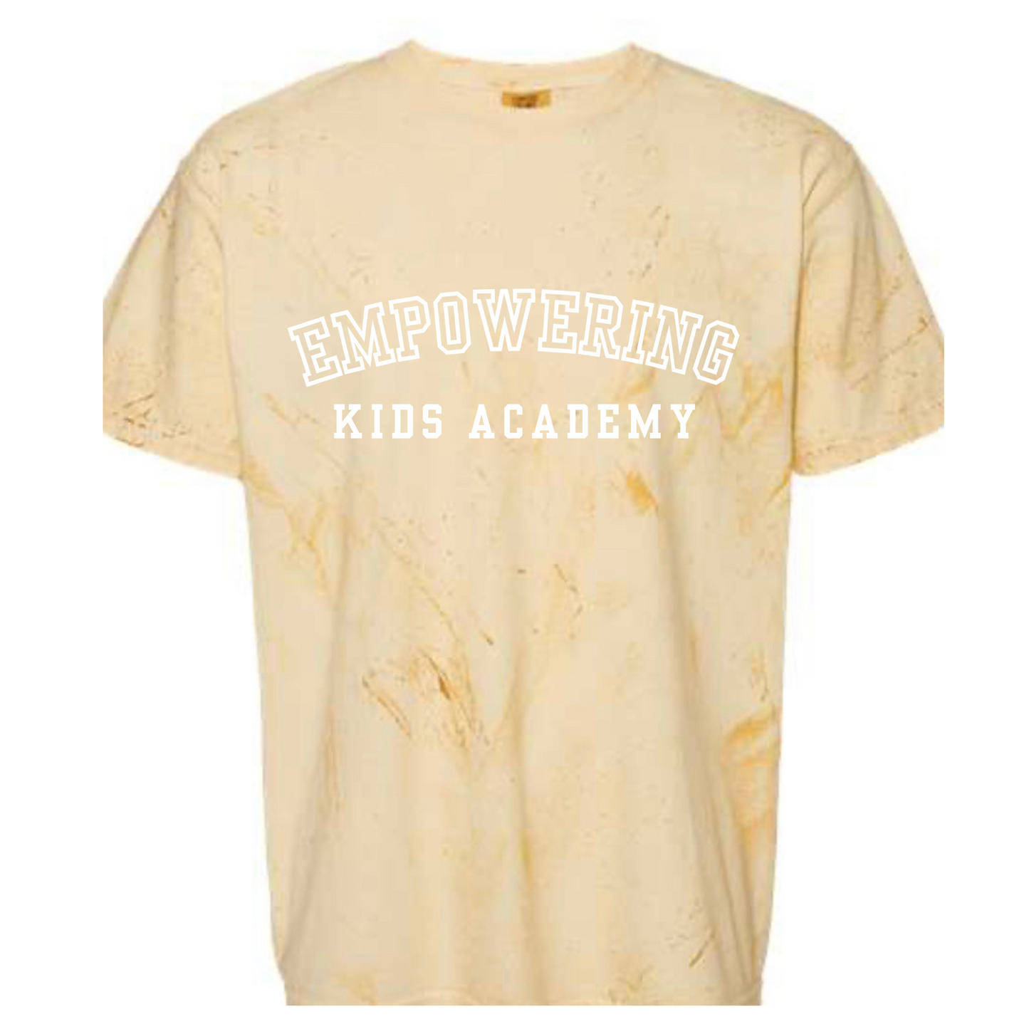 EKA Yellow Tie-dye Comfort Colors Tee