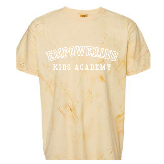 EKA Yellow Tie-dye Comfort Colors Tee