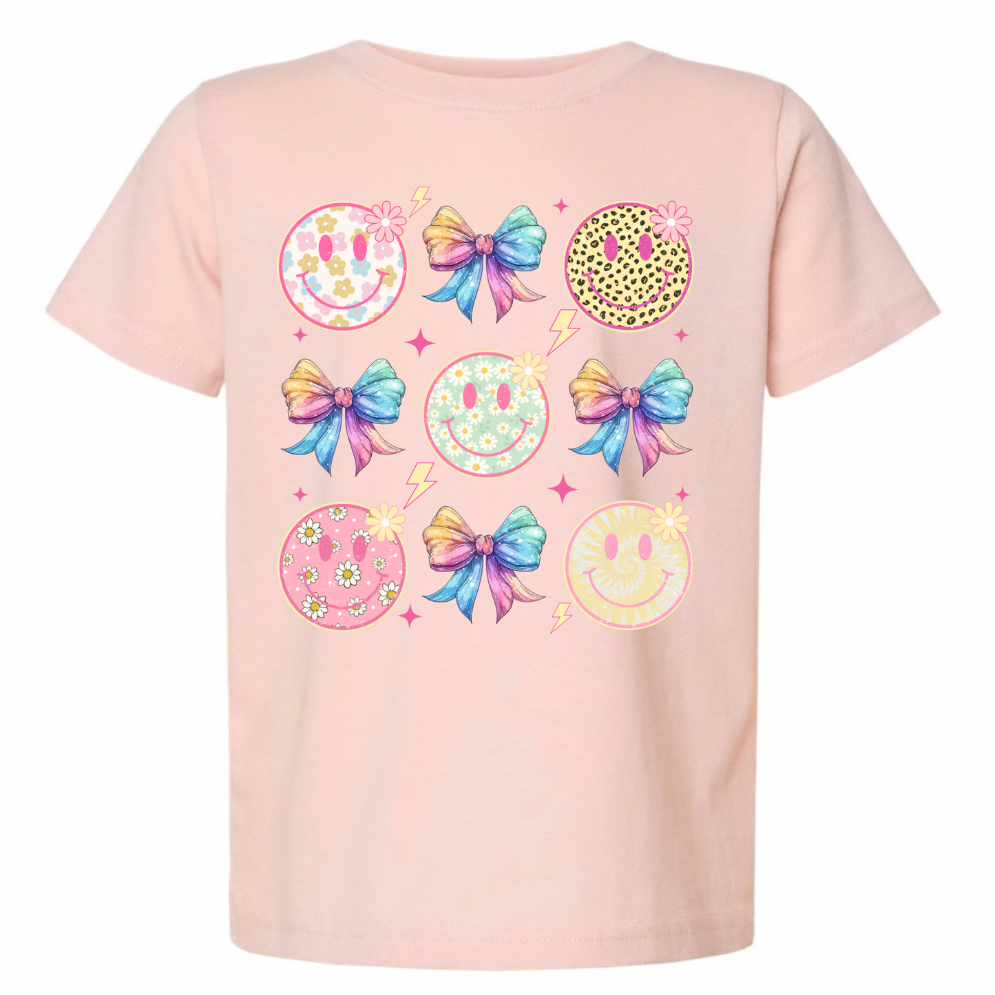 Retro Smiles and Bows Tee