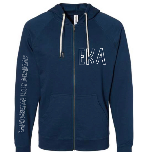 INDEPENDENT TRADING NAVY FULL ZIP HOODIE