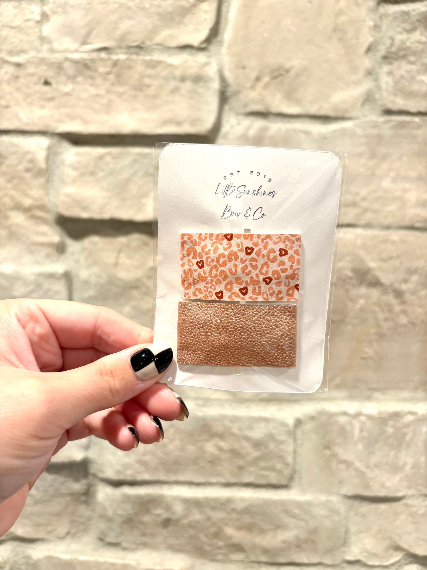 Cheetah Print Hair Clip Pack