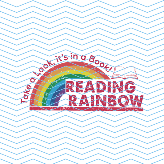 Reading Rainbow DTF Print