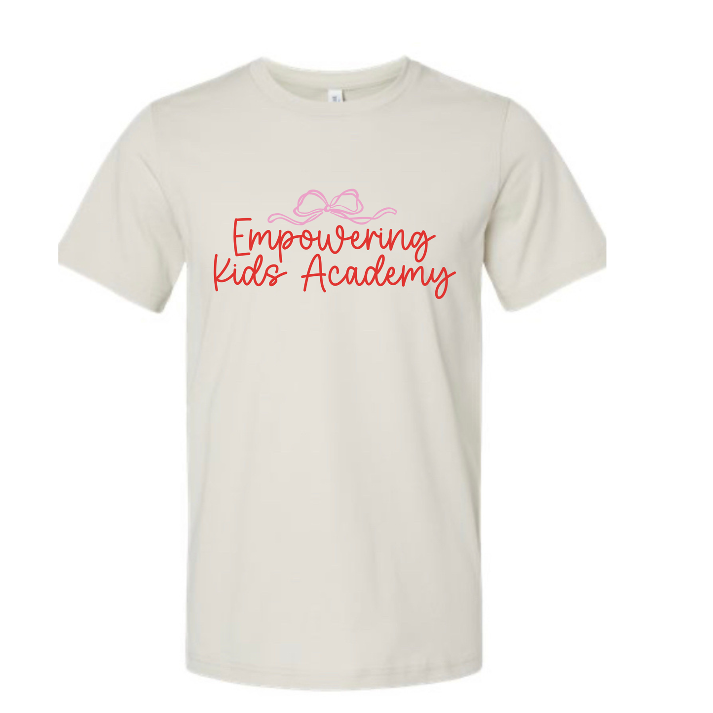 Preppy Bow Natural Tee