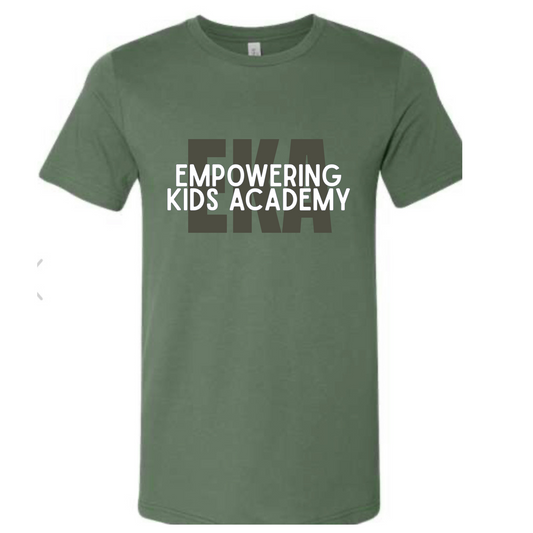 EKA 2 line Bella Canvas Green Tee